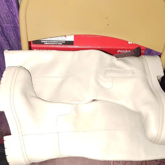 Grey Sam Edelman Knee-High Boots - Picture 6 of 6